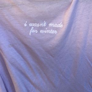 Lightweight cropped T-shirt